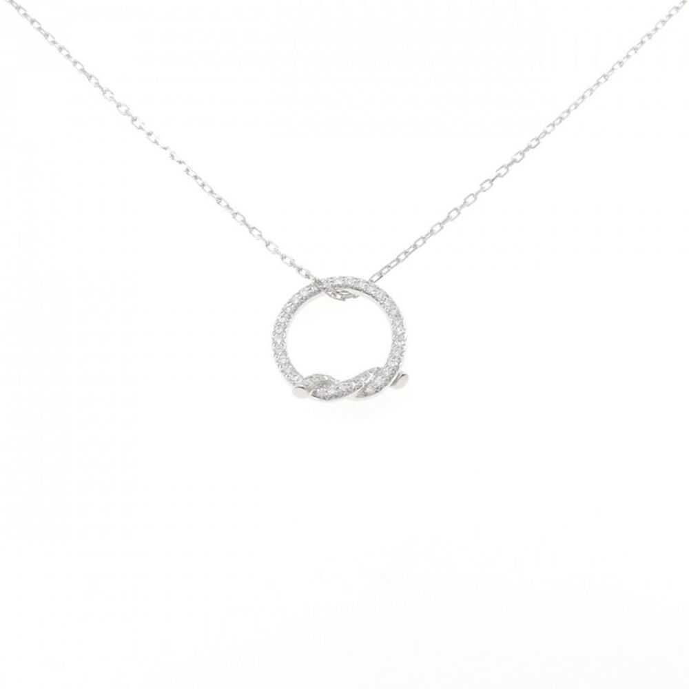 Cartier Entrelacés 750 White Gold Necklace
